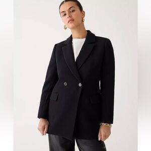 J. Crew Evening Blazer Jacket in Italian Double Cloth Wool Blend